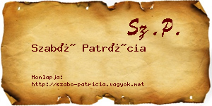 Szabó Patrícia névjegykártya